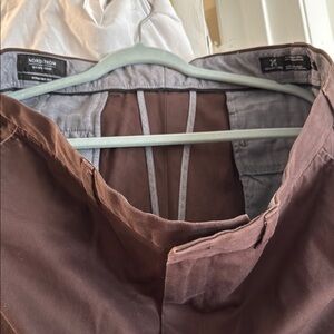 Nordstrom Brown Chinos with Matte Finish